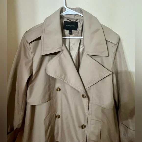 Banana Republic Petite Maverick Oversized Trench Coat - Picture 5 of 16